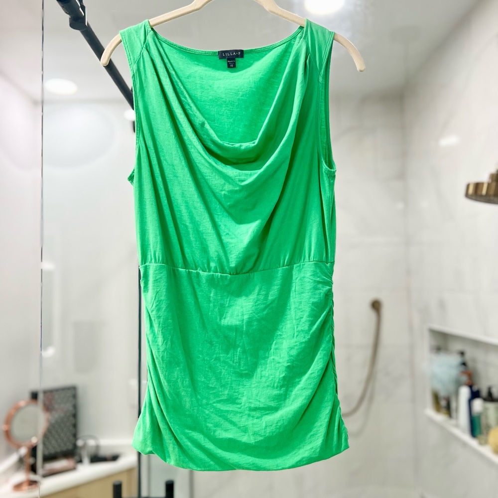 Lilla P - Green Sleeveless Top
